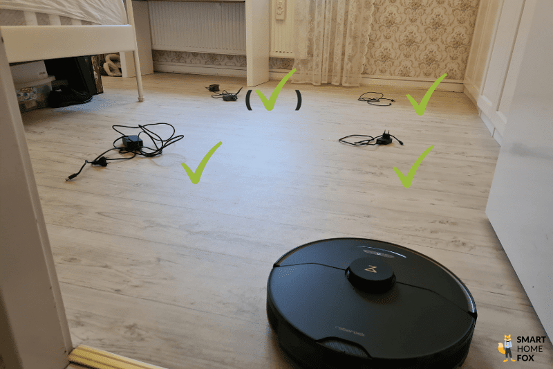 roborock s7 maxv test detection cables enroules